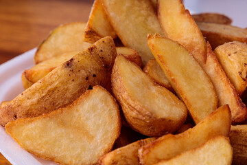 french fries on a plate