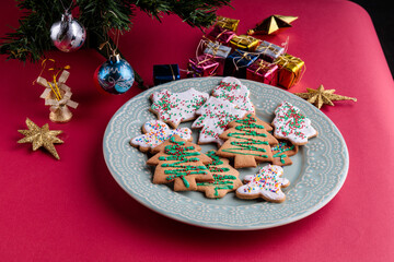 christmas table setting