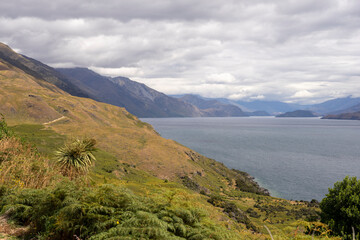 View to the Lake Hawea and Conservation Park
