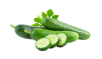 cucumber vegetable on transparent png