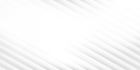 Fototapeta premium Abstract white and gray color, modern design background with geometric shape. Vector illustration.
