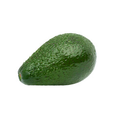 Avocado isolated on transparent background