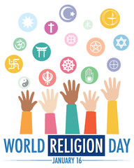 World Religion Day Banner Design