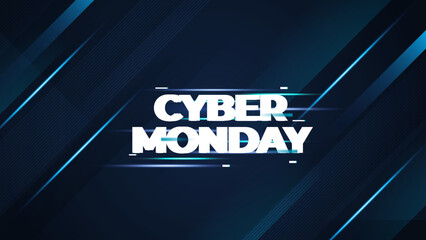 Cyber monday editable text effect suitable for cyber monday themed events.