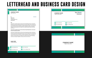 Business card and Letterhead Design Vector Template