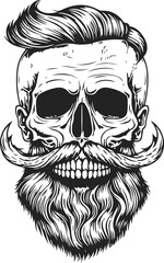 skull hipster