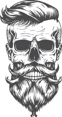 skull hipster