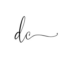 Initial Logo Design, Vector Template	