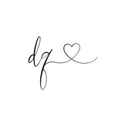 Initial Logo Design, Vector Template	