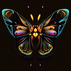 Digital Butterfly,AI Art