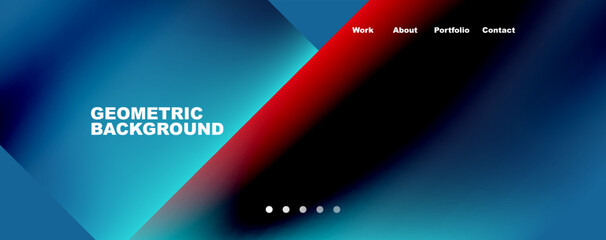 Dynamic lines, triangles, rectangles geometric abstract background. Vector Illustration For Wallpaper, Banner, Background, Card, Book Illustration, landing page