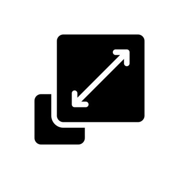 scalability glyph icon