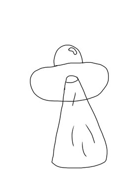 illustration of a ufo