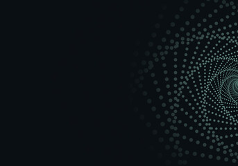 Abstract dots background poster with dynamic. technology network Vector illustration.