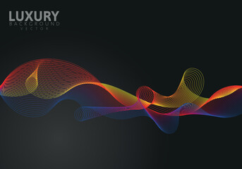 Abstract colorful vector background, color flow liquid wave for design brochure, website, flyer.