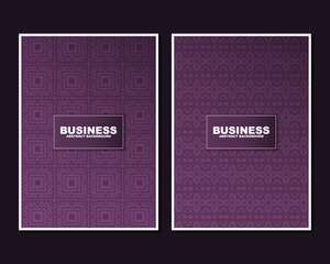 elegant purple abstract pattern cover