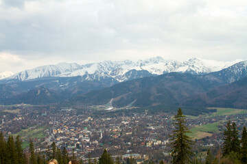 beautiful green high mountains in Poland