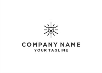  lion king face logo design vector template