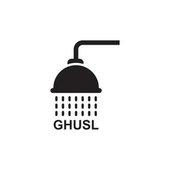 islamic icon , muslim icon vector