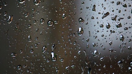 rain drops on window
