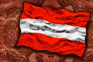 National flag of Austria. Background  with flag  of Austria.