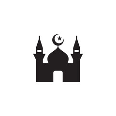 islamic icon , muslim icon vector