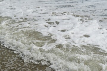 Ocean water background in Florida beach