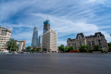 Fototapeta na wymiar Outdoor China Tianjin City Scenery