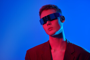 guy in futuristic glasses