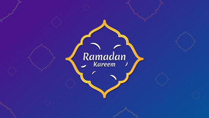 Ramadan kareem background design