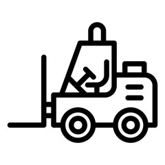 Forklift Icon Style