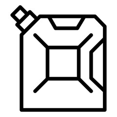 Fuel Can Icon Style