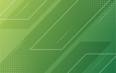 Green colored geometric vector background with abstract dots and lines