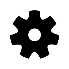 Gear icon template PNG