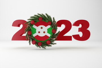  2023 Burundi With Wreath