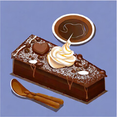 Schokoladentorte mit Kaffee