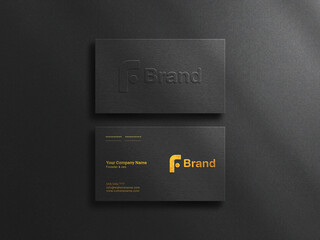 minimalist business card mockup	