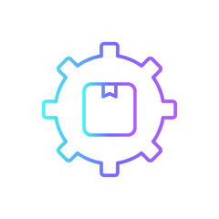 Obraz premium Delivery service delivery service icons with purple blue outline style. Shipping logistics symbol sign. Simple vector illustration. Related to package, fee, fast courier