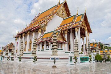 Wat Suthat Thep Wararam is a Buddhist temple in Bangkok, Thailand