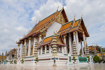 Wat Suthat Thepwararam in Bangkok Thailand, (Buddhist temple)
