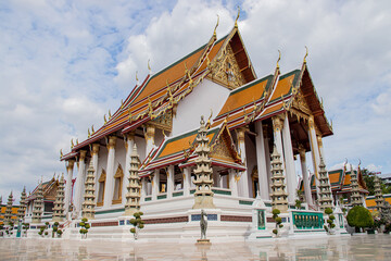 Wat Suthat Thep Wararam is a Buddhist temple in Bangkok, Thailand