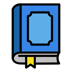 Quran color line icon