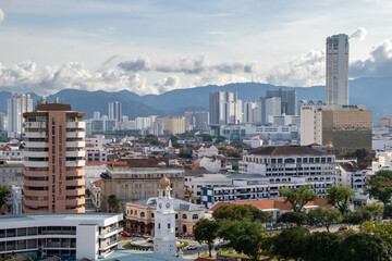 Obraz premium Skyline of Penang, Malaysia (Southeast Asia)