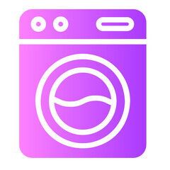 washing machine gradient icon