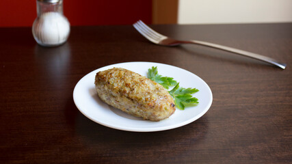 Russian meatball. Traditional Russian food starters at any good table.