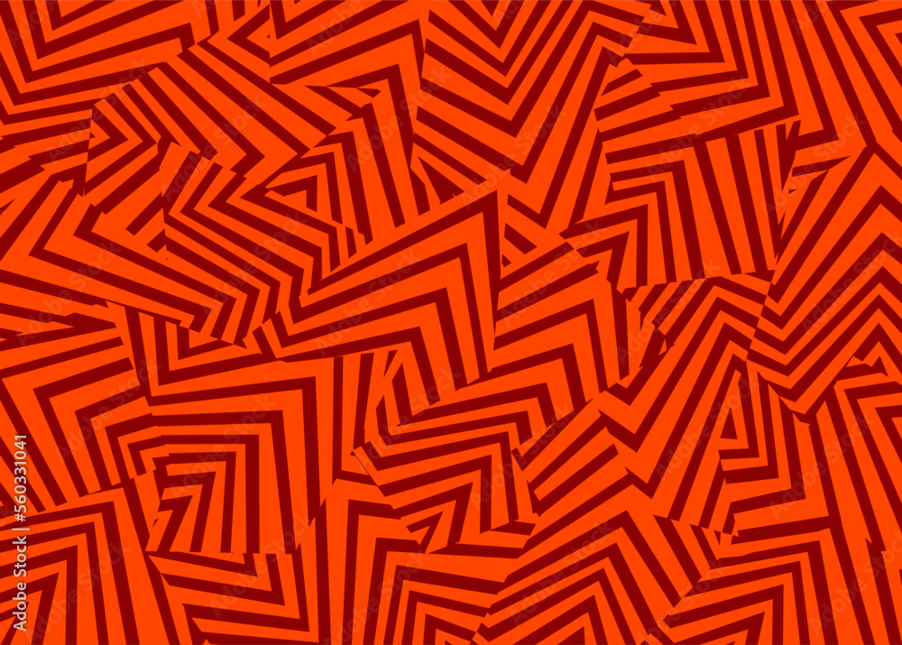Poster abstract background with seamless dazzle camouflage pattern