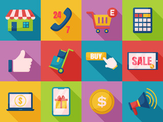 Set of E Commerce Icon
