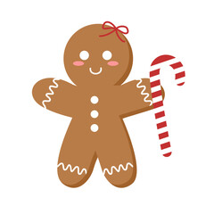 Obraz premium Gingerbread Christmas Element