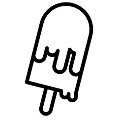 ice cream line icon