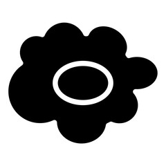 egg glyph icon
